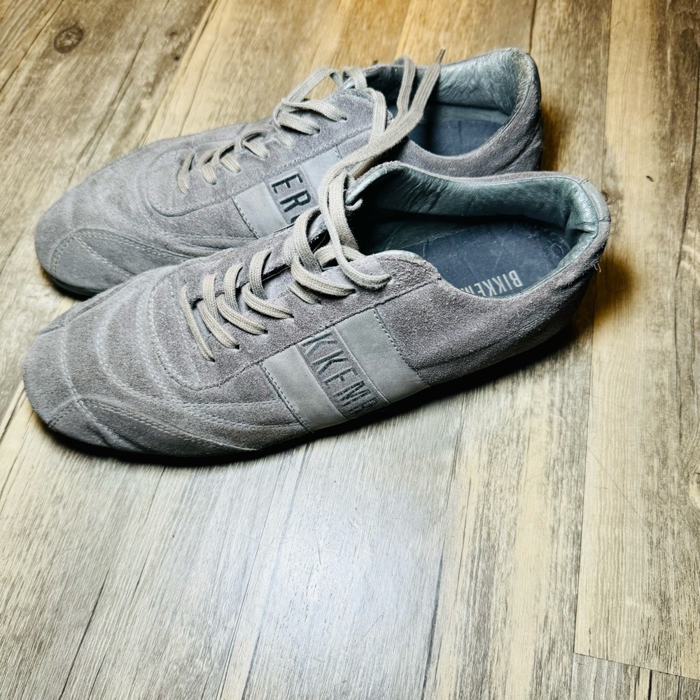 Bikkembergs Gray Suede Men’s Shoes SZ 42 EU 9 US